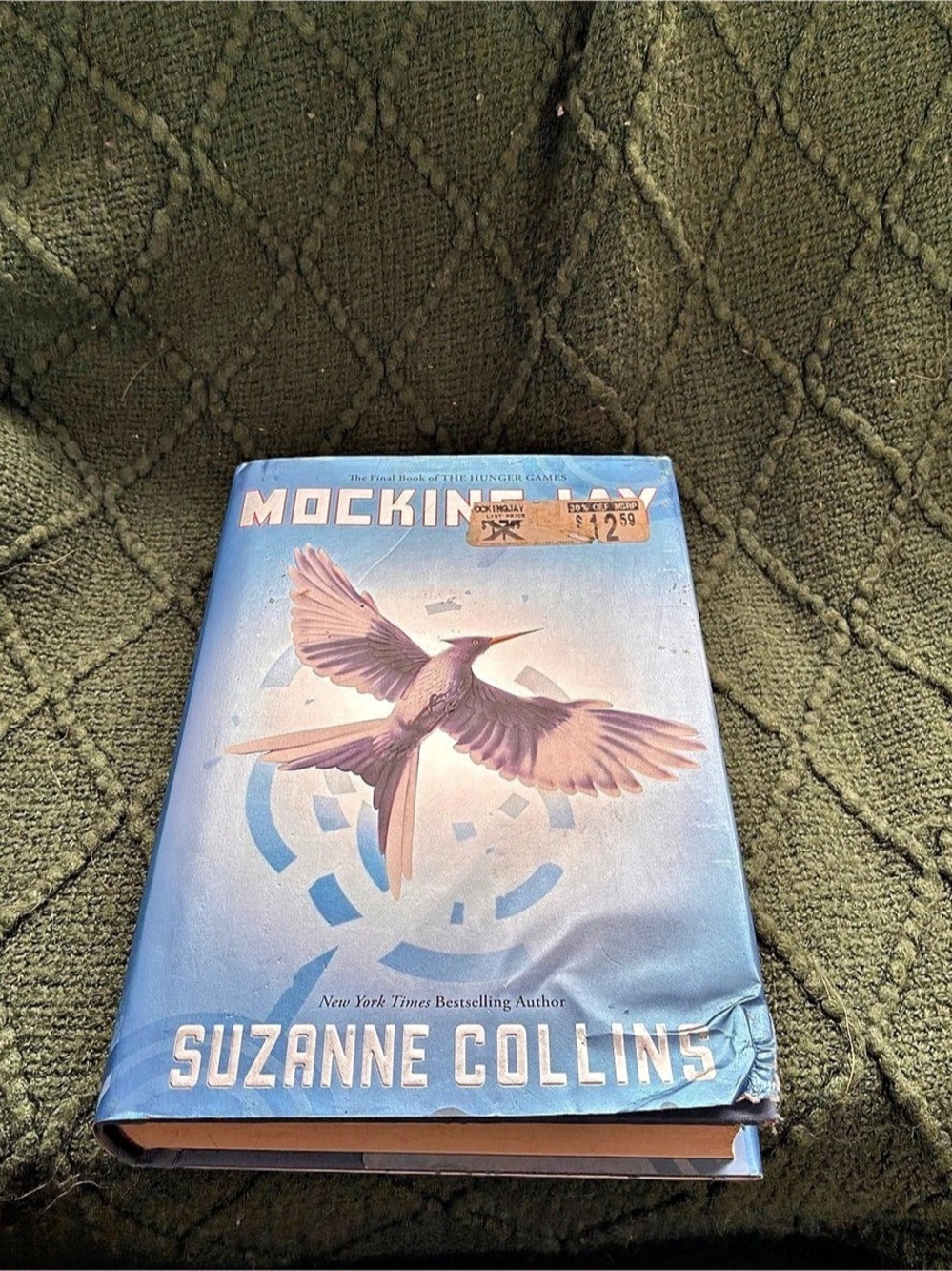 The Hunger Games: Mockingjay Blue Hardcover Book
